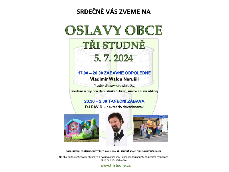 OSLAVY OBCE TŘI STUDNĚ