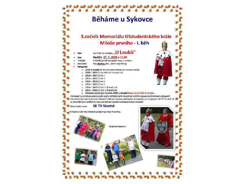 Běháme u Sykovce 27. 7. 2025