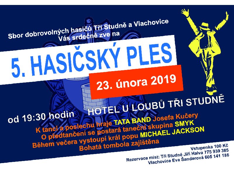 HASIČSKÝ PLES 23. února 2019