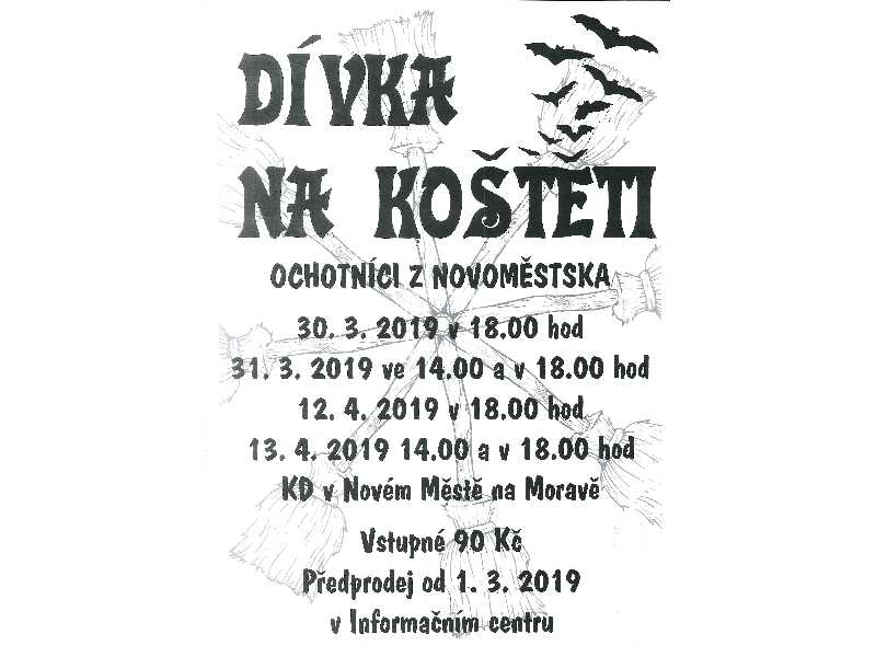 DÍVKA NA KOŠTĚTI - OCHOTNÍCI Z NOVOMĚSTSKA