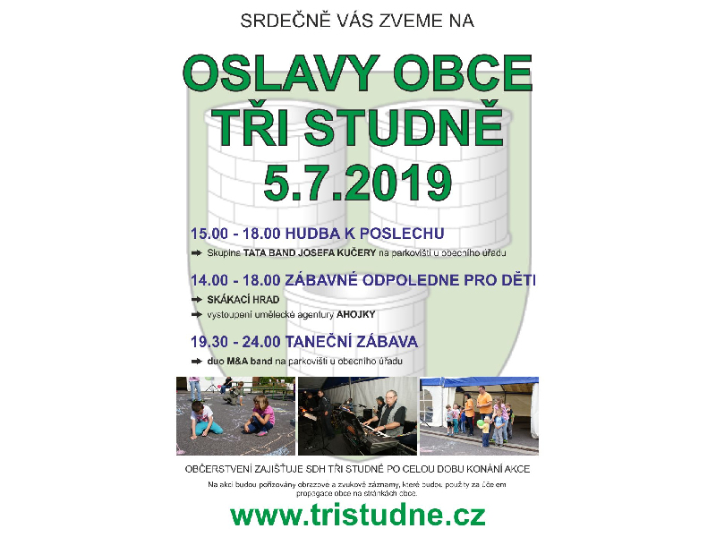 Oslavy obce Tři Studně 5. 7. 2019